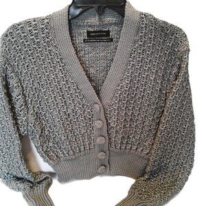 urban outfitters- woman's grey button cardigan sweater - Size S